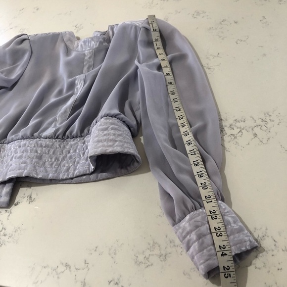 richard warren high neck long sleeve blouse - Picture 16 of 16